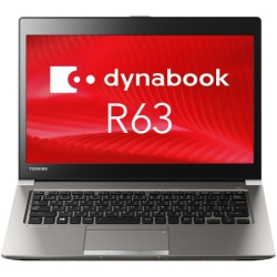 dynabook R63/G:Core i3-6006UA8GBA128GB SSDA13.3^HDAWLAN+BTAWin10Pro 64bitAWEBJLAOffice HB PR63GGA4347QD21
