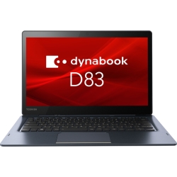 dynabook D83/DN:Core i5-8250UA8GBA256GB SSDAfW^CU[+^b`plt13.3^FHDAWLAN+BTALTEΉAC^[tF[XdfAWin10 Pro 64 bitAOffice PD8DNTG446BFD1