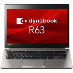 dynabook R63/DN:Core i7-8550UA8GBA256GB SSDA13.3^HDAWLAN+BTAWin10 Pro 64 bitAOffice PR6DNRA4447FD1