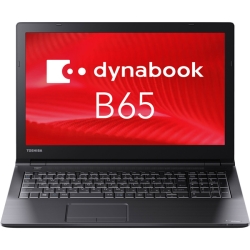 dynabook B65/DP:Celeron 3867U 1.80GHz、4GB、500GB_HDD、15.6型HD、SMulti、WLAN+BT、テンキーあり、Win10 Pro 64 bit、Office無 A6B5DPW4BA21