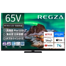 �yREGZA�z4K�t���e���r 65V�^ MiniLED �t���O�V�b�v���f�� 2025�N���f��