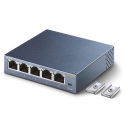 5ポート 10/100/1000Mbps デスクトップ らくらくマウントスイッチングハブ TL-SG505