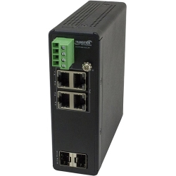 (4) 10/100/1000Base-T PoE+ [100m] ports + (2) 100/1000Base-X SFP slots SISTP1040-342-LRT