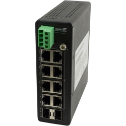 (8) 10/100/1000Base-T PoE+ [100m] ports + (2) 100/1000Base-X SFP slots SISTP1040-382-LRT