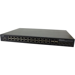 (24) 10/100/1000Base-T PoE+ ports + (4) 100/1000Base-X SFP slots + (4) 1G/10GBase-X SFP+ slots 52V - 57 VDC or 100V - 250VAC SISPM1040-3248-L-JP