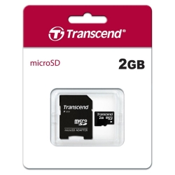 2GB microSD w/ adapter TS2GUSD