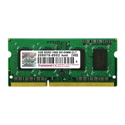 1GB DDR3 1066 SO-DIMM 1Rx8 128Mx8 CL7 1.5V TS128MSK64V1U