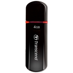 4GB USB2.0 Pen Drive MLC Black TS4GJF600