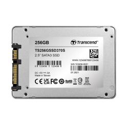 SSD 2.5C` SATAV 6Gb/s MLC NAND 256GB TS256GSSD370S