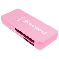 SD/microSD Card Reader USB 3.0/3.1 Gen 1 Pink TS-RDF5R