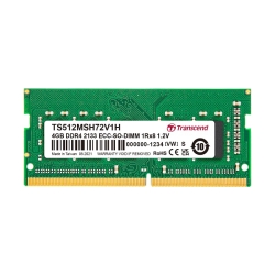 4GB DDR4 2133 ECC-SO-DIMM 1Rx8 512Mx8 CL15 1.2V TS512MSH72V1H