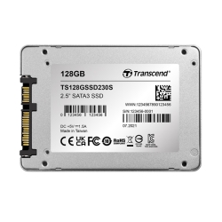 SSD 2.5C` SATAV DRAMLbV 128GB TS128GSSD230S