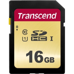 16GB UHS-I U1 SDHC Card (MLC) TS16GSDC500S