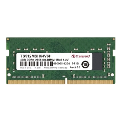 4GB DDR4 2666 SO-DIMM 1Rx8 512Mx8 CL19 1.2V TS512MSH64V6H