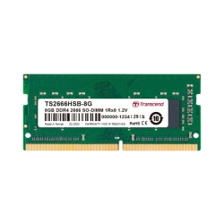 8GB DDR4 2666 SO-DIMM 1Rx8 1Gx8 CL19 1.2V TS2666HSB-8G