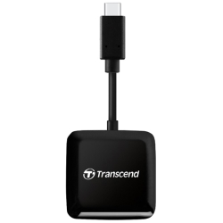 SD/microSD Card Reader USB 3.2 Gen 1 Black Type C TS-RDC3