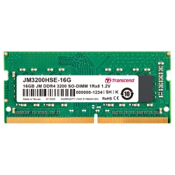 16GB JM DDR4 3200 SO-DIMM 1Rx8 2Gx8 CL22 1.2V JM3200HSE-16G