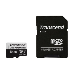 microSDXC Class10 UHS-I U3 V30 A2 64GB (SDJ[hϊA_v^t) TS64GUSD340S
