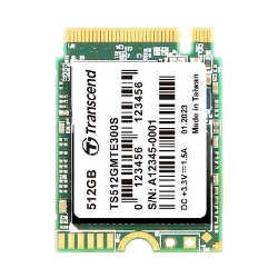 512GB M.2 2230PCIe Gen3x4 NVMe 3D TLC DRAM-less TS512GMTE300S