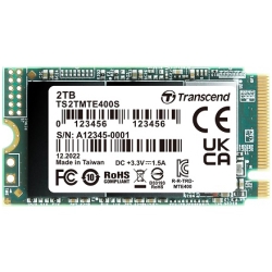 2TB PCIe SSD 400S M.2 2242 PCIe Gen3x4 NVMe 3D TLC TS2TMTE400S