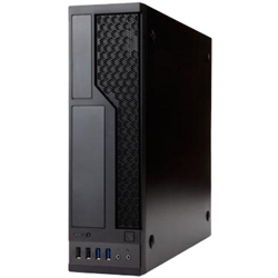 ユーエーシー MicroATXスリムタワーケース/300W電源搭載/ブラック IW