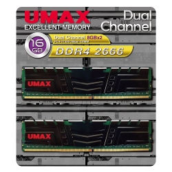 UMAX DDR4-2666(PC4-21300) DIMM デスクトップ用メモリー 16GB