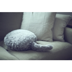 ユカイ工学 Qoobo ハスキーグレー YE-QB001G