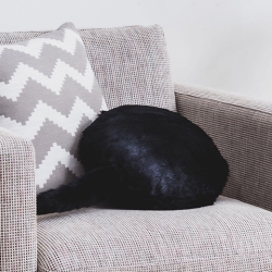 ユカイ工学 Qoobo ハスキーグレー YE-QB001G