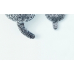 ユカイ工学 Qoobo ハスキーグレー YE-QB001G