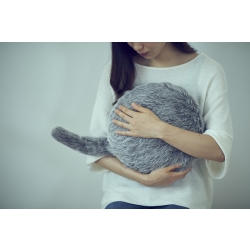 ユカイ工学 Qoobo ハスキーグレー YE-QB001G