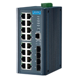 YƗpR~jP[VEKI 16G + 4SFP Port Managed Ethernet Switch Wide Temperature EKI-7720G-4FI-AE