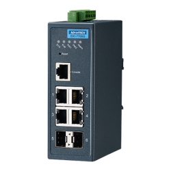 YƗpR~jP[VEKI 4GE + 2SFP Managed Ethernet Switch Wide Temperature EKI-7706G-2FI-AE