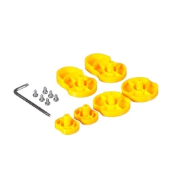 ウェルコムデザイン ZD621DT ZD621TT ラベル芯アダプタ(38.1/50.8/76.2mm用2本ずつ入り) Zebra W-P1080383-022