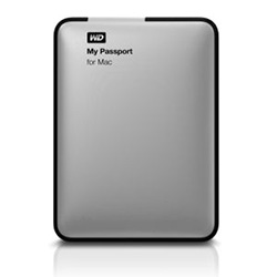 My Passport for Mac USB3.0 500GB 2.5inch Silver WDBLUZ5000ASL-JESN