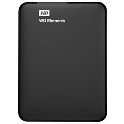 ポータブルHDD 4TB USB3.0ブラック WD Elements【未使用】