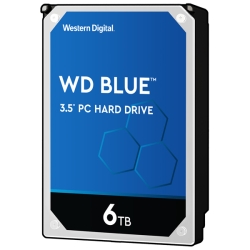 WD Blue シリーズ 3.5インチ 内蔵HDD 6TB SATA3(6Gb/s) 5400rpm 256MB 2年保証 WD60EZAZ-RT 0718037-855684