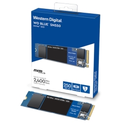 WD Blue SN550 NVMeシリーズ SSD 250GB Read (Max) 2400MB/s Write (Max) 900MB/s PCIe Gen3 M.2 2280 国内正規代理店品 WDS250G2B0C 0718037-868745