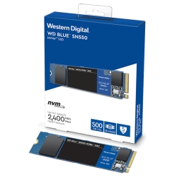 WD Blue SN550 NVMeV[Y SSD 500GB Read (Max) 2400MB/s Write (Max) 1750MB/s PCIe Gen3 M.2 2280 K㗝Xi WDS500G2B0C 0718037-868752