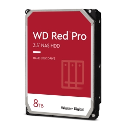 WD Red Pro NAS Hard Drive 3.5C` NASp HDD 8TB SATA6.0Gb/s 7200rpm 256MB CMR 5Nۏ WD8003FFBX 0718037-858425