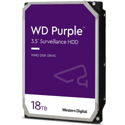 WD Purple HDD ĎJp 3.5C` 18TB SATA3.0(SATA 6Gb/s) 7200rpm 512MB 3Nۏ WD180PURZ 0718037-875712