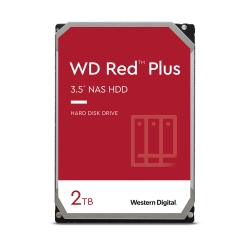 WD Red Plus NAS Hard Drive 3.5C` NASp HDD 2TB SATA6.0Gb/s 5400rpm 128MB CMR 3Nۏ WD20EFZX 0718037-884370