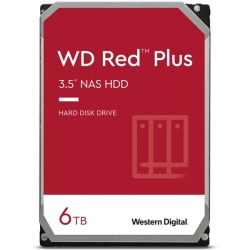 WD Red Plusシリーズ 3.5インチ内蔵HDD NAS用 6TB 3年保証 WD60EFZX 0718037-821542