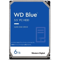 WD Blue 内蔵HDD 3.5インチ 6TB 2年保証 WD60EZAX 0718037-898612