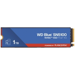 WD Blue SN5100 �V���[�Y ���C���X�g���[�����f�� M.2 PCIe Gen4x4 NVMe �ڑ�SSD (1TB)�@WDS100T5B0E
