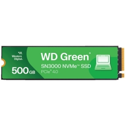 WD Green SN3000 �V���[�Y �G���g���[���f�� M.2 PCIe Gen4x4 NVMe �ڑ�SSD (500GB)�@WDS500G4G0E