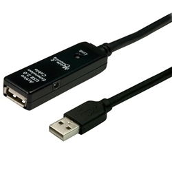 USB2.0アクティブ延長ケーブル 10m CBL-203B-10M