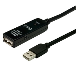 USB2.0アクティブ延長ケーブル 5m CBL-203B-5M
