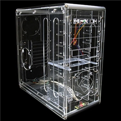 組立式アクリル製ATXミドルタワーケース ACC-ATX