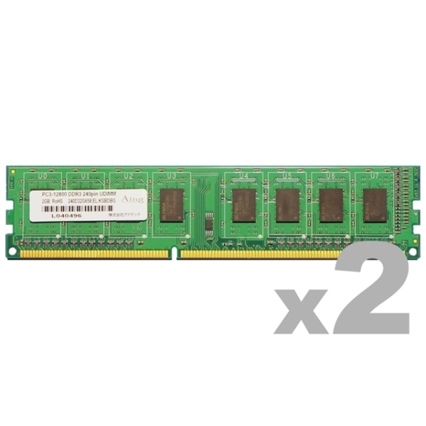 DDR3-1600 240pin UDIMM 4GB×2 ADS12800D-4GW