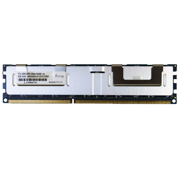 DDR3-1600 240pin RDIMM 8GB fAN ADS12800D-R8GD